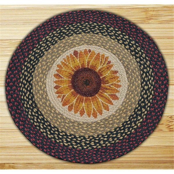 Capitol Importing Co Capitol Importing Sunflower - 27 in. x 27 in. Round Patch 66-919S